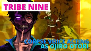 Corpse voice acting as Ojiro Otori in the Tribe Nine anime Clip 1 [upl. by Marabelle]