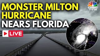 LIVE Hurricane Milton Category 5 Tropical Storm with Winds of 160 mph Nears Florida Coast  N18G [upl. by Eerpud]