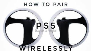 Pair Sense Controllers to PS5 after PCVR  NO CABLE [upl. by Oram]