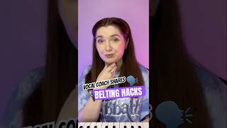 Belt Like a Pro Belting Hacks from a Vocal Coach belting vocalcoach [upl. by Akire]