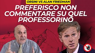 Preferisco non commentare su quel professorino orsini news politics [upl. by Ahsiym]