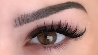 Wispy Eyelash Extension  Strip Lash Full Tutorial [upl. by Hauger371]