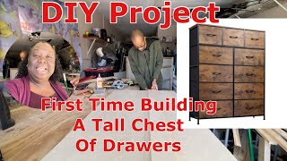 DIY Project Building A Tall 6 Chest Of Drawers [upl. by Komsa587]