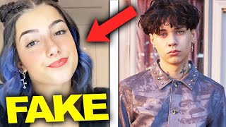 Charli DAmelio and Landon Barkers quotFakequot Relationship Exposed  Hollywire [upl. by Acherman691]