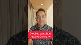 India vs Germany Hockey semifinal Hockey Olympics Paris2024 [upl. by Norvan]