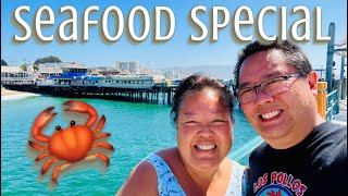 Redondo Beach Pier Seafood Eats [upl. by Gardie]