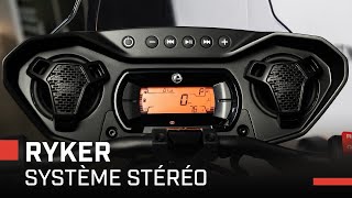 Accessoires CanAm Ryker  Système stéréo [upl. by Beichner]