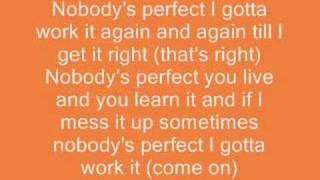 Song Lyrics To Hannah Montana  Nobodys Perfect And Downloa [upl. by Siraval]