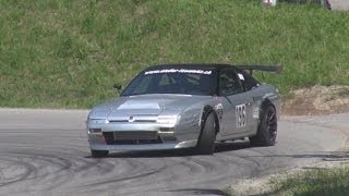 Awesome Nissan SX200 Turbo CA18DET with 600HP at Swiss Hillclimb with full Onboard by Valentin Gard [upl. by Alig929]