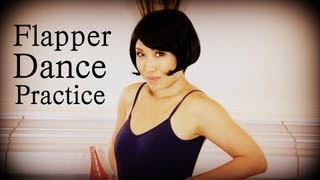 Flapper Dance Practice  GREAT GATSBY Workout [upl. by Kcirdaed]