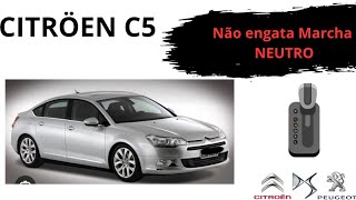 Citröen C5 não engata N câmbio automático câmbio automático [upl. by Ynnot950]