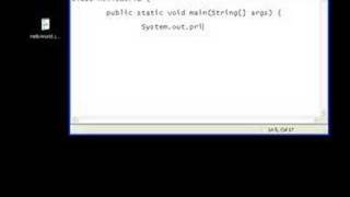 Java Video Tutorial 2 Hello World [upl. by Mahoney]