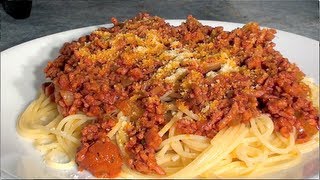 Authentic Spaghetti Bolognese  Recipe [upl. by Gnof]