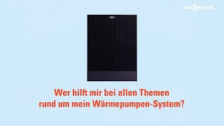 Wer hilft bei allen Themen rund ums WärmepumpenSystem  Viessmann [upl. by Poulter]