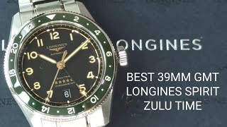 Best GMT I Bought  Review of Longines Spirit Zulu Time 39mm including unboxing footage [upl. by Haskel890]