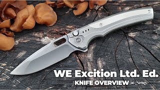 WE Exciton Ltd Ed Folding Knife 5Minute Review  Jimping with Jacrispy [upl. by Three]