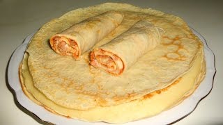 Crêpe salé  كريب مالح سهل و لذيذ جدا [upl. by Ronni]