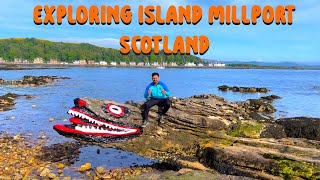 Exploring island MillPort Scotland Scottish island Millport Ferry experiance with island Millport [upl. by Gayla393]