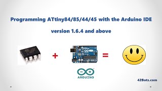 Programming ATtiny ICs with an Arduino Uno and the Arduino IDE [upl. by Ocirnor]