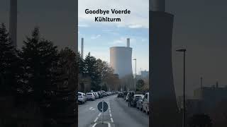 Sprengung Voerde Kühlturm detonation voerde shorts steag rwe kraftwerk rhein sprengstoff [upl. by Ahmar]