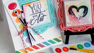 Introducing the Papertrey Ink Make It Market Youre a Masterpiece kit [upl. by Yard]