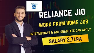 Reliance Work from home jobs Reliance jio Permanent work from home jobs 2024 gdpjobs [upl. by Marilou]