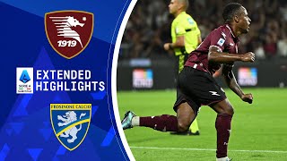 Salernitana vs Frosinone Extended Highlights  Serie A  CBS Sports Golazo [upl. by Nerad]