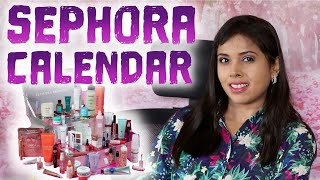 SEPHORA UK BEAUTY ADVENT CALENDAR 2024 CONTENTS PRICE BREAKDOWN [upl. by Tiff]