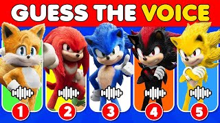 Guess Sonic New Meme and Dance by Voices  Ultimate Sonic Exe amp Sonic The Hedgehog 3 Movie Quiz 6 [upl. by Eannaj]