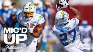 Micd Up JK Dobbins quotEddie Murphy Just Got A Pickquot  LA Chargers [upl. by Waiter]