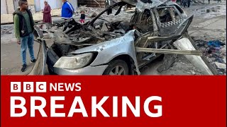 7 members of Hamas leader’s family killed in Israeli airstrike  BBC News [upl. by Karb229]