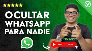 Cómo OCULTAR WHATSAPP para NADIE LEA tus Conversaciones  🔒 Conversaciones Privadas 🔒 [upl. by Eemla]