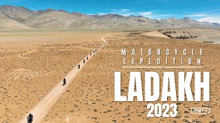 Ladakh Motorcycle Expedition 2023 A Visual journey Part 1 [upl. by Ycak260]