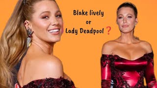 Did Blake Lively reveal she plays Lady Deadpool❓Internet is divided😳Celebs world [upl. by Bulley936]