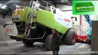 José Godineau donne son avis sur la Claas Lexion 570 caisson Jet stream 3D II [upl. by Imoen]