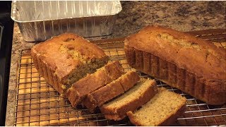 MOISTEST BANANA BREAD How To make Banana Bread [upl. by Meehan]