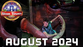 Alton Towers Vlog August 2024 [upl. by Asillim]