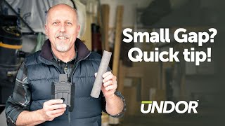 Small Garage Door Seal Gap Watch This UNDOR Installation Tip  UNDOR Cable Protector [upl. by Eednac]