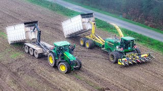 Ensileuse PorteCaisson UNIQUE EN FRANCE  REPORTAGE ENSILAGE MAÏS 2024 [upl. by Roel421]