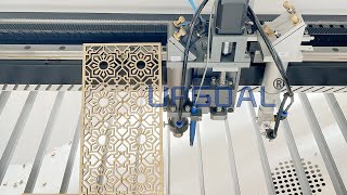 Auto lifting Co2 Laser Head Non Metal Laser Cutting Engraving Machine 500W amp 90W 15003000mm [upl. by Alacim393]