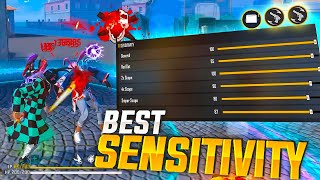 2023  BEST SENSITIVITY  FOR HEADSHOT  FREE FIRE SECRET SENSITIVITY [upl. by Gibbons]