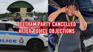 Beetham party cancelled after police objections [upl. by Dnalkrik]