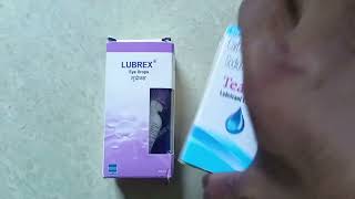 Lubrex eye dropsCarboxymethylcellulose Eye Drops IP 05wv Tear DropsLubricating eye drops [upl. by Amsirhc]