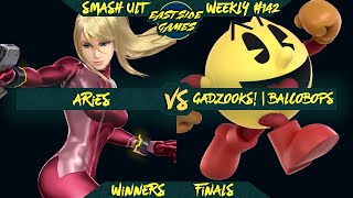 ESG Smash Ultimate Weekly 142  Aries ZSS vs Gadzooks  BalcoBops PacMan Winners Finals [upl. by Ev]