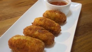 Risotto and Mozzarella Croquettes  Cooked by Julie  Episode 46 [upl. by Diet177]