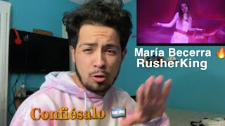 Reaccion Maria Becerra x RusherKing Confiésalo 🇦🇷🔥🔥 [upl. by Eniamerej418]