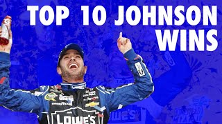 Top 10 Jimmie Johnson Wins [upl. by Hicks]