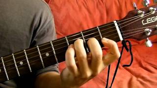 C G Am F Guitar Chord Progression Demonstration [upl. by Areic]