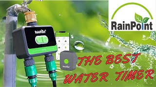 RainPoint SMART  2Zone WiFiBluetooth Water Timer  TOP IRRIGATION SYSTEM  FULL TEST [upl. by Aneeg]