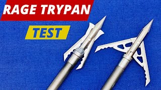 RAGE TRYPAN 100 gr Broadhead Test [upl. by Corson]